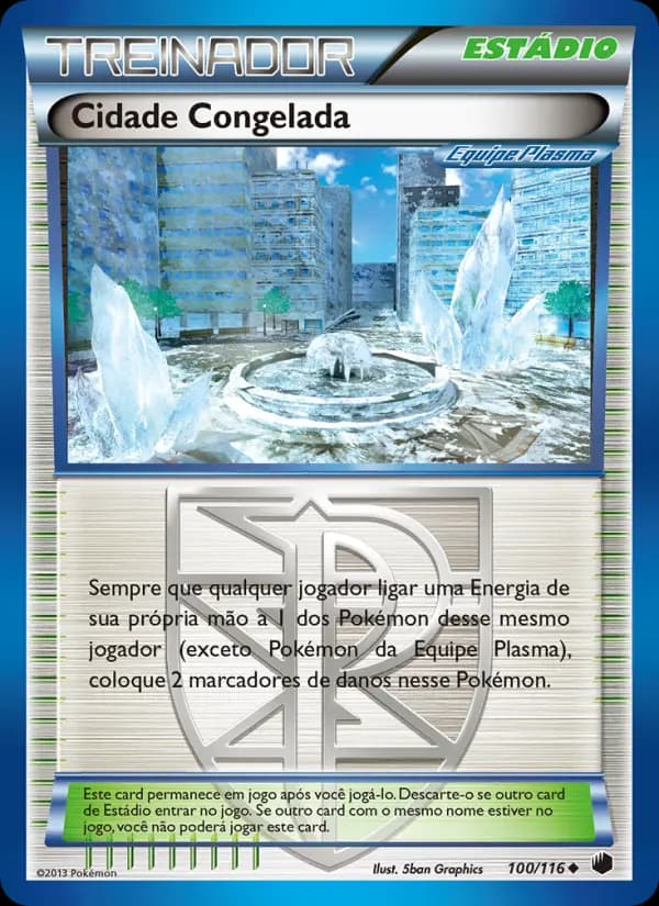 Cidade Congelada, carta 100 de Congelamento de Plasma