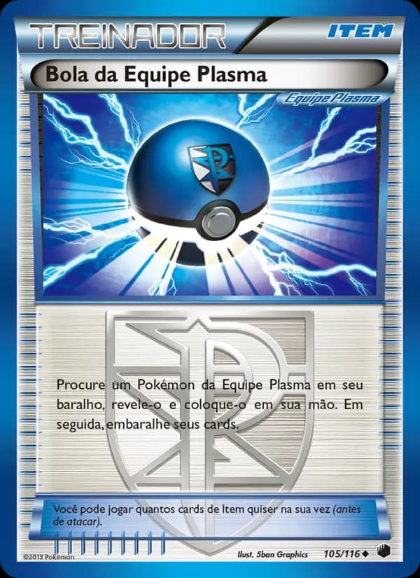 Bola da Equipe Plasma, carta 105 de Congelamento de Plasma
