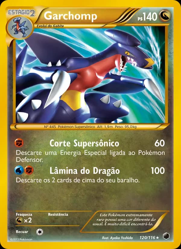 Garchomp, carta 120 de Congelamento de Plasma