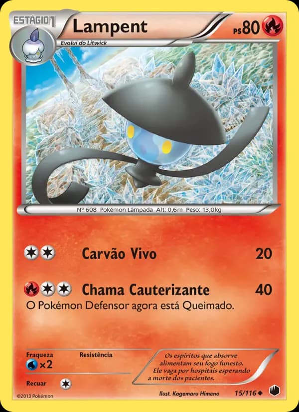 Lampent, carta 15 de Congelamento de Plasma