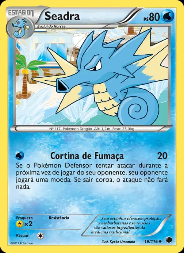 Seadra, carta 19 de Congelamento de Plasma
