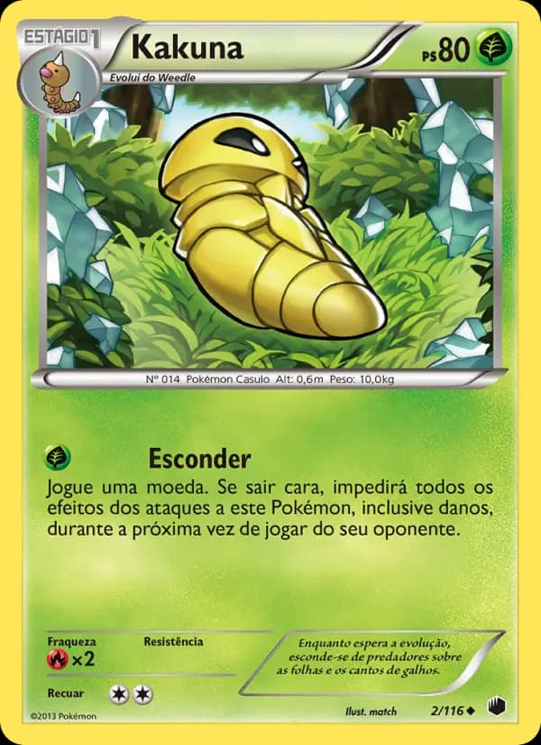 Kakuna, carta 2 de Congelamento de Plasma
