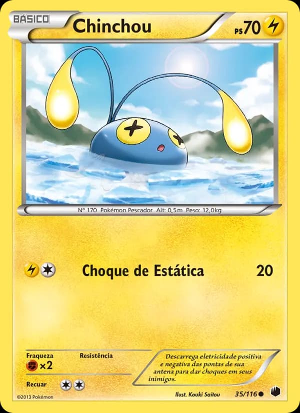 Chinchou, carta 35 de Congelamento de Plasma