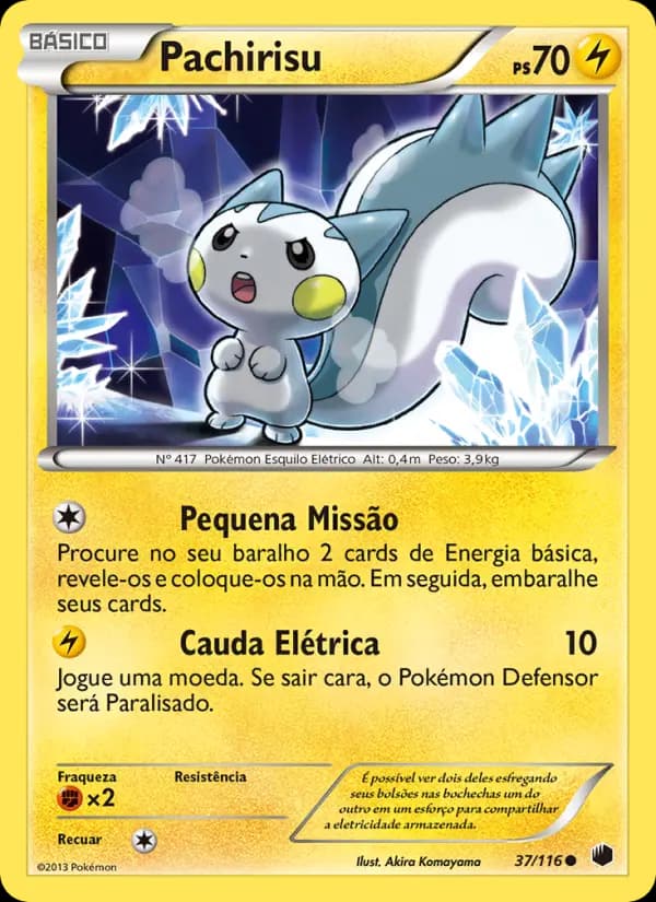 Pachirisu, carta 37 de Congelamento de Plasma