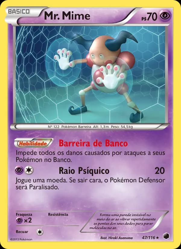 Mr. Mime, carta 47 de Congelamento de Plasma