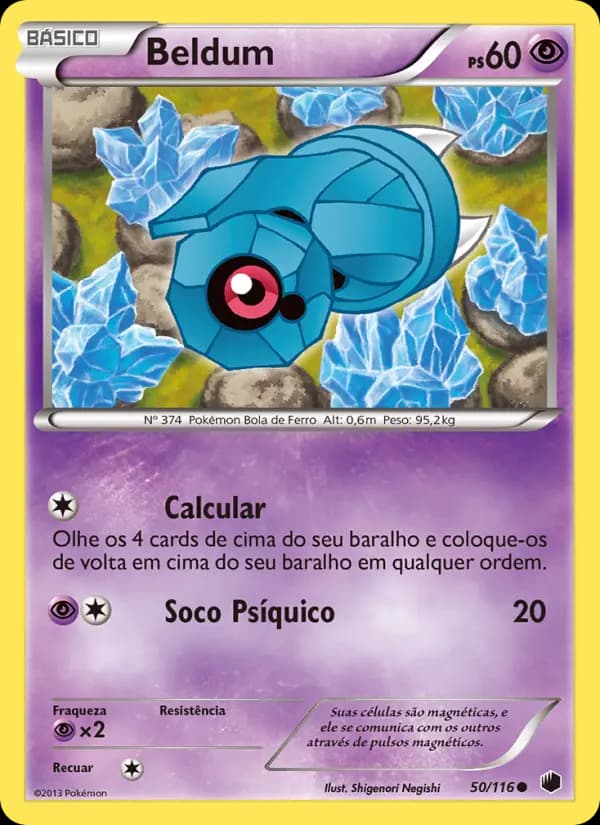 Beldum, carta 50 de Congelamento de Plasma