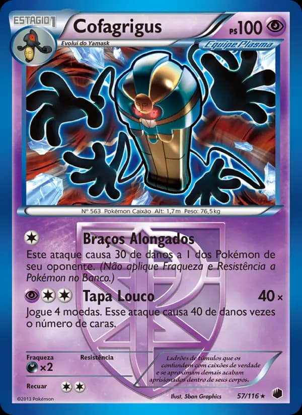 Cofagrigus, carta 57 de Congelamento de Plasma