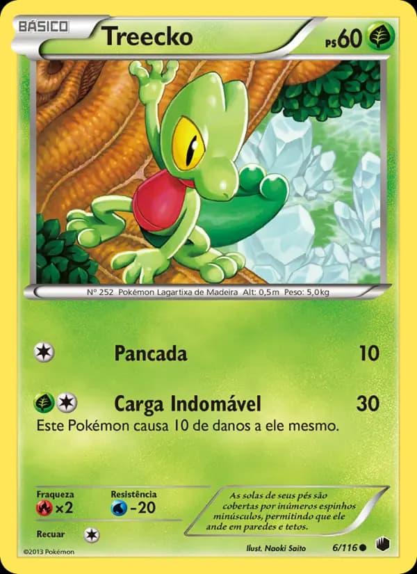 Treecko, carta 6 de Congelamento de Plasma