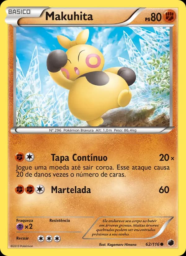 Makuhita, carta 62 de Congelamento de Plasma