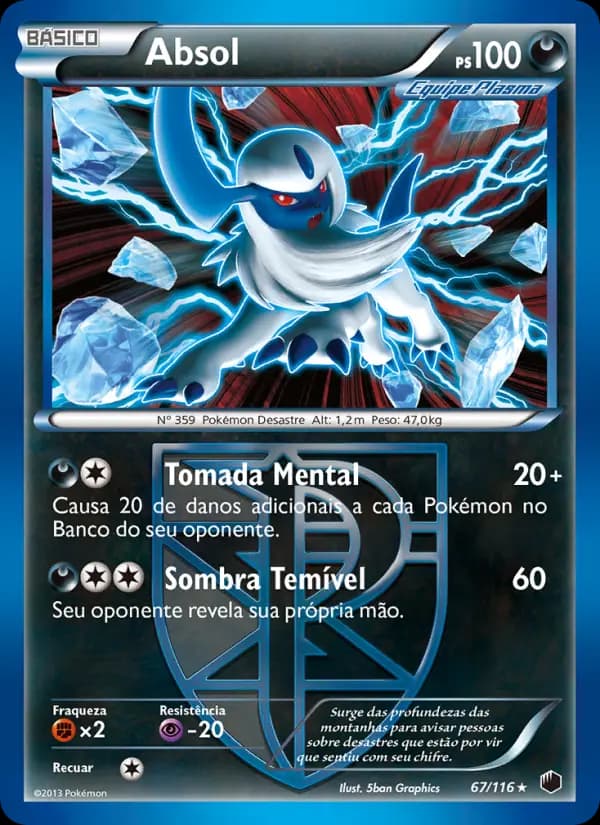 Absol, carta 67 de Congelamento de Plasma