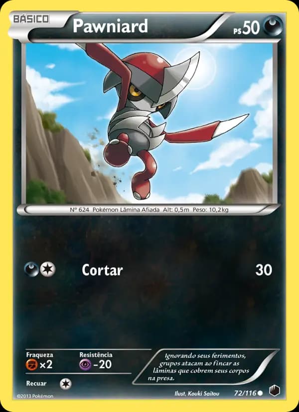 Pawniard, carta 72 de Congelamento de Plasma