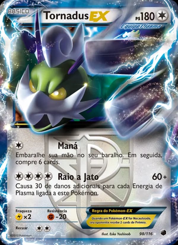 Tornadus-EX, carta 98 de Congelamento de Plasma