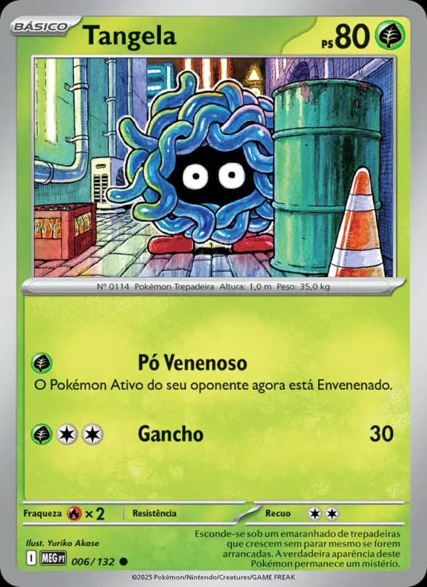 Tangela, carta 006 de Megaevolução