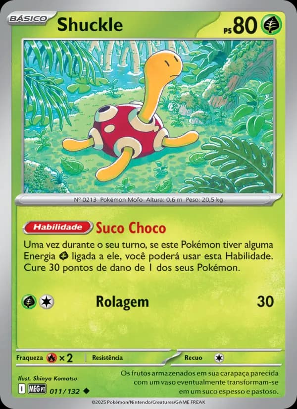 Shuckle, carta 011 de Megaevolução