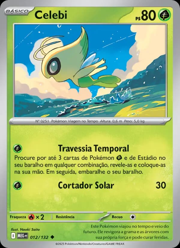 Celebi, carta 012 de Megaevolução