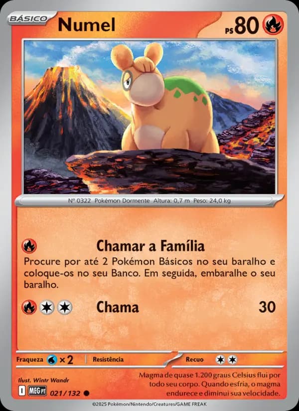 Numel, carta 021 de Megaevolução