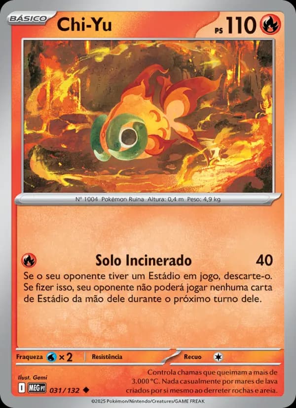 Chi-Yu, carta 031 de Megaevolução
