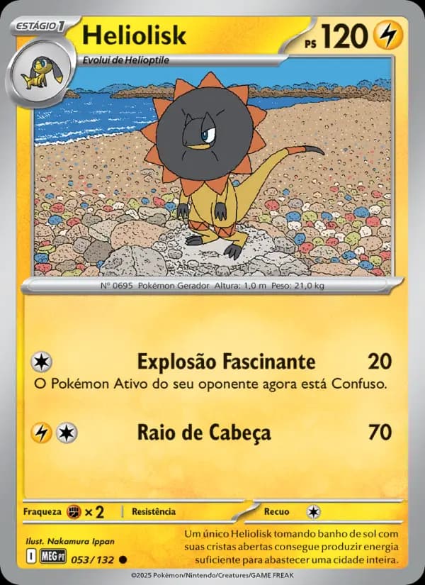Heliolisk, carta 053 de Megaevolução