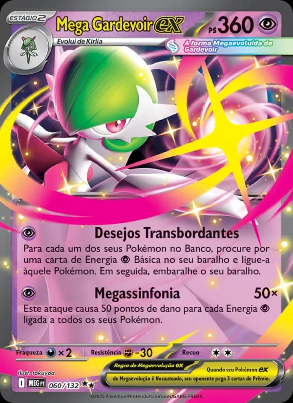 Mega Gardevoir ex, carta 060 de Megaevolução