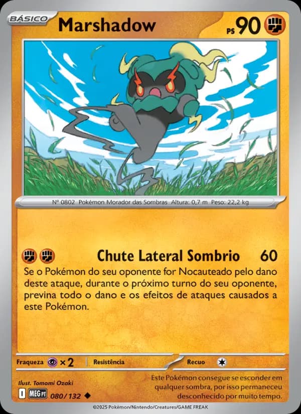 Marshadow, carta 080 de Megaevolução
