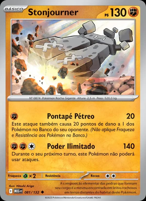 Stonjourner, carta 081 de Megaevolução
