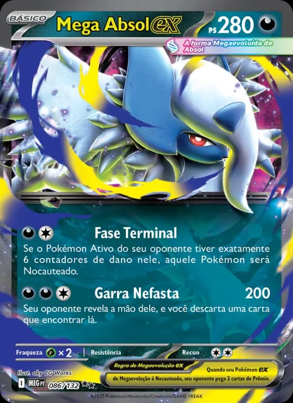 Mega Absol ex, carta 086 de Megaevolução
