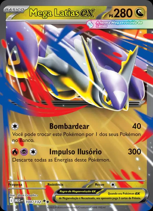 Mega Latias ex, carta 100 de Megaevolução