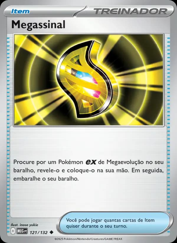Megassinal, carta 121 de Megaevolução