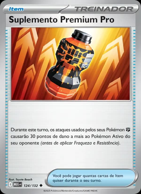 Suplemento Premium Pro, carta 124 de Megaevolução