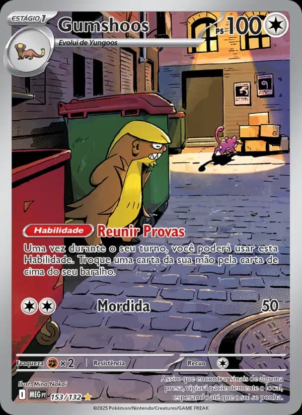 Gumshoos, carta 153 de Megaevolução