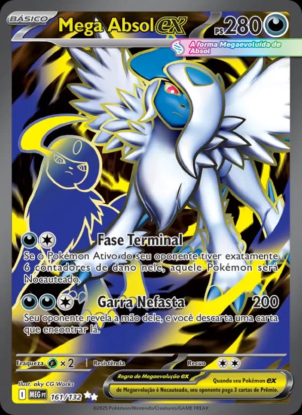 Mega Absol ex, carta 161 de Megaevolução