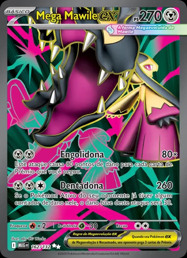 Mega Mawile ex, carta 162 de Megaevolução