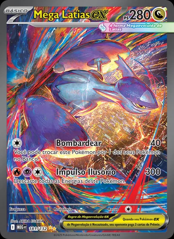 Mega Latias ex, carta 181 de Megaevolução