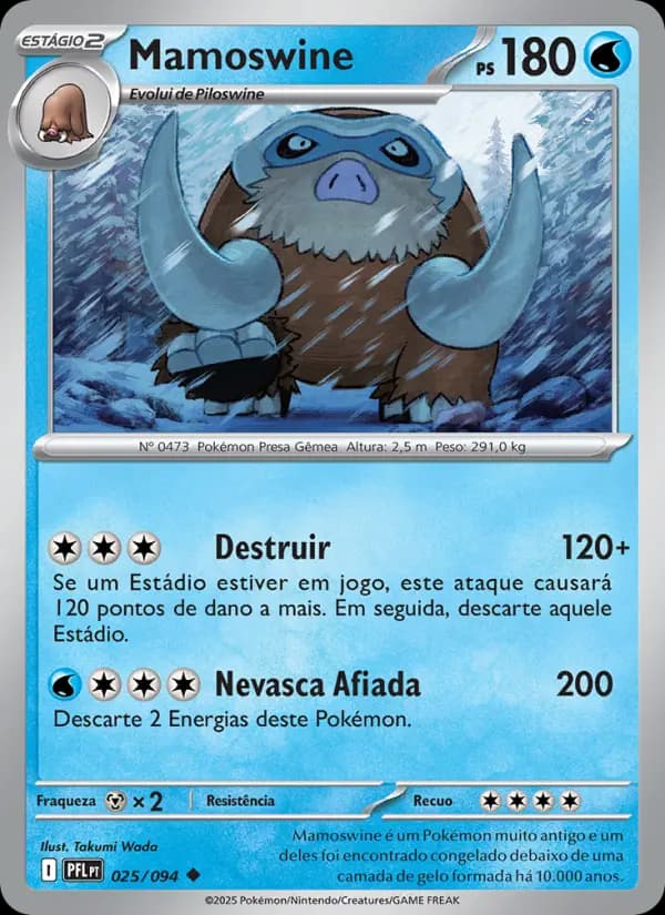 Mamoswine, carta 025 de Fogo Fantasmagórico