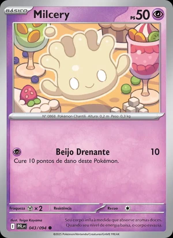 Milcery, carta 043 de Fogo Fantasmagórico