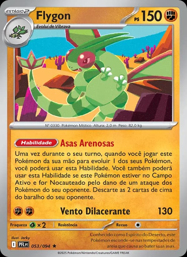 Flygon, carta 053 de Fogo Fantasmagórico