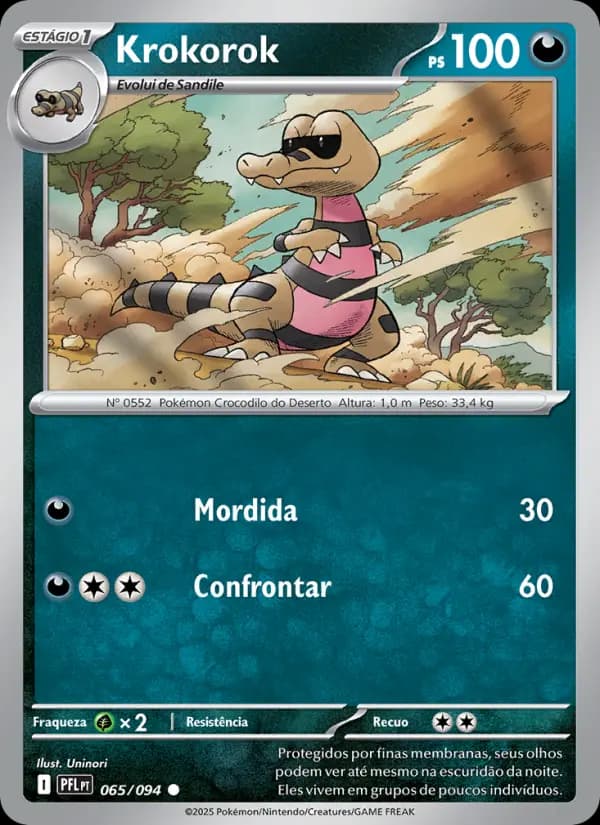 Krokorok, carta 065 de Fogo Fantasmagórico