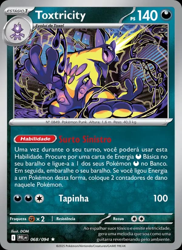 Toxtricity, carta 068 de Fogo Fantasmagórico