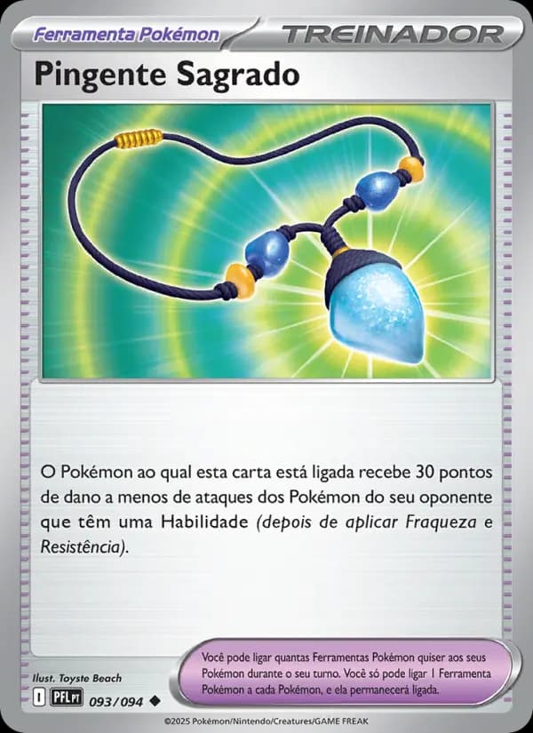 Pingente Sagrado, carta 093 de Fogo Fantasmagórico