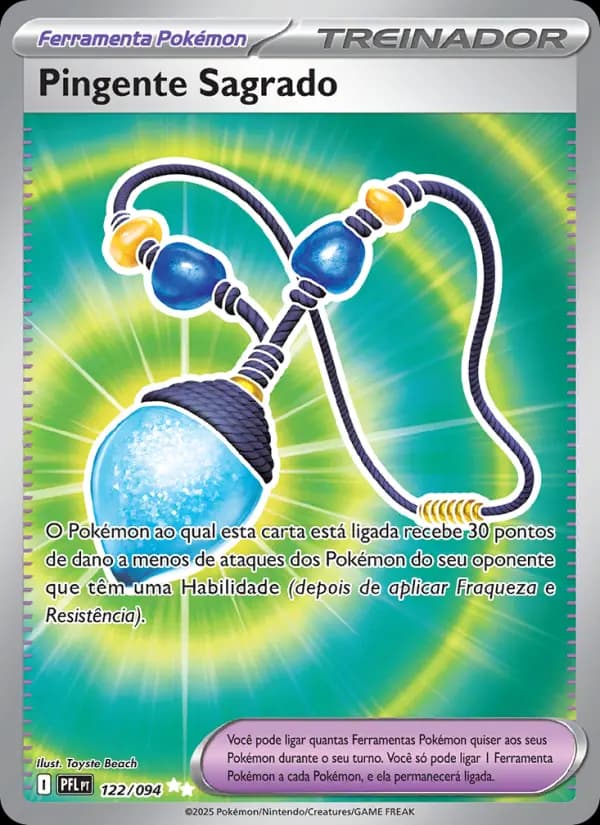 Pingente Sagrado, carta 122 de Fogo Fantasmagórico