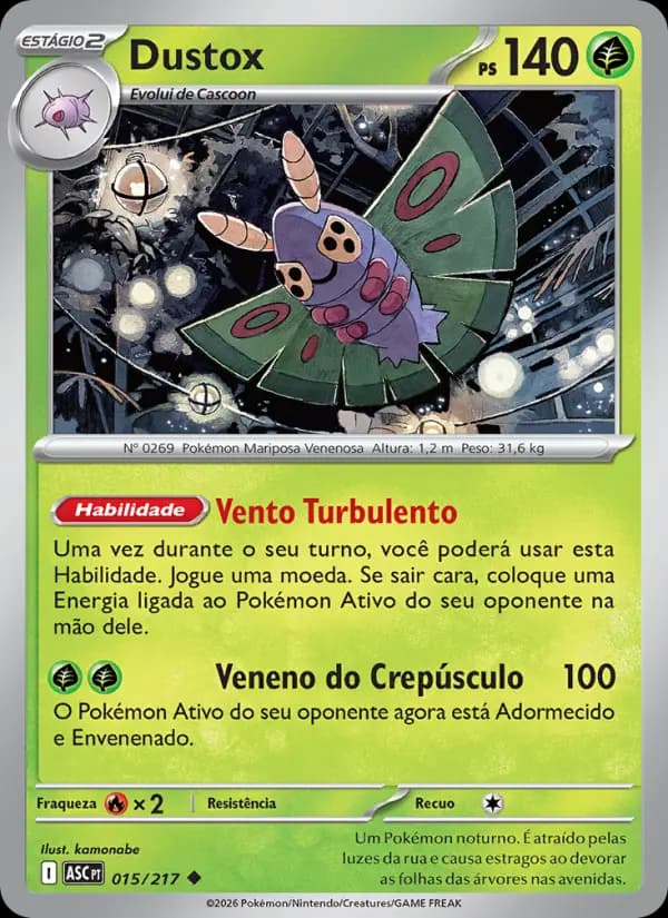 Dustox, carta 015 de Heróis Excelsos