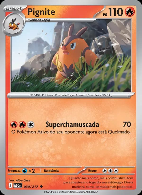 Pignite, carta 030 de Heróis Excelsos