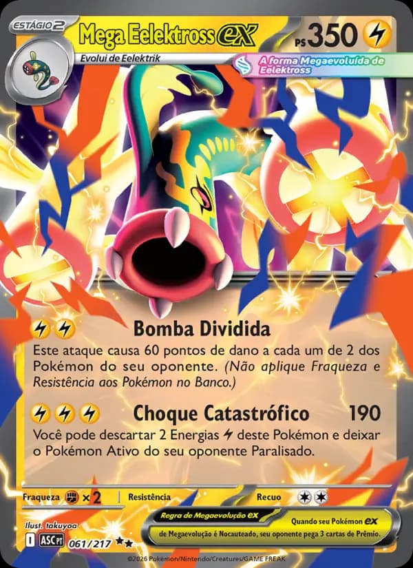 Mega Eelektross ex, carta 061 de Heróis Excelsos