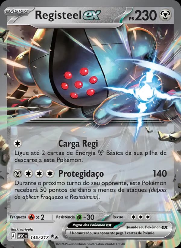 Registeel ex, carta 145 de Heróis Excelsos