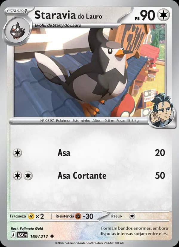 Staravia do Lauro, carta 169 de Heróis Excelsos