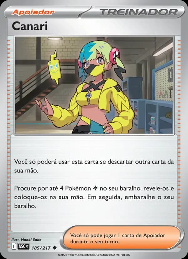 Canari, carta 185 de Heróis Excelsos