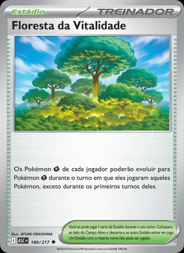 Floresta da Vitalidade, carta 188 de Heróis Excelsos