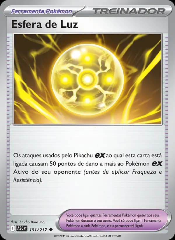 Esfera de Luz, carta 191 de Heróis Excelsos