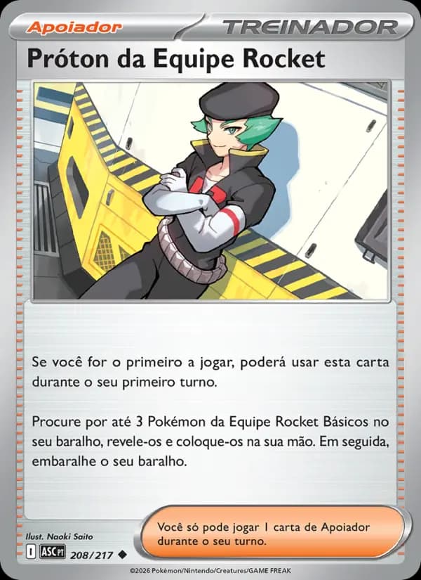 Próton da Equipe Rocket, carta 208 de Heróis Excelsos