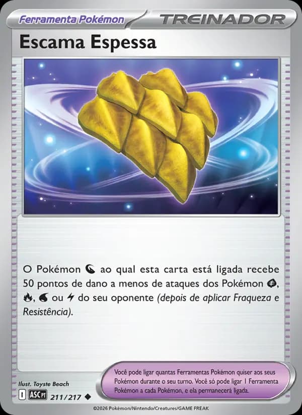 Escama Espessa, carta 211 de Heróis Excelsos